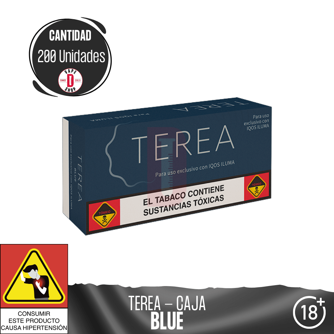 IQOS - TEREA - Calentamiento de Tabaco - IQOS | TC - TEREA - BLU - C200