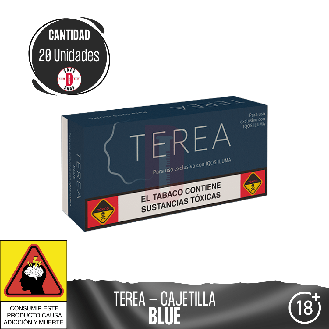 IQOS - TEREA - Calentamiento de Tabaco - IQOS | TC - TEREA - BLU - C20