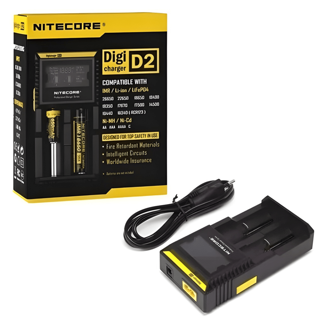Nitecore - Digicharger D2 - Cargadores - Nitecore | ACC-CRG-NTC-D2