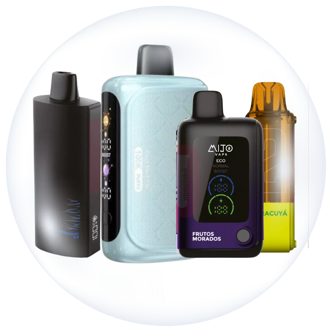 Icono de Vapes Desechables de 10000 a 20000 Puff en Colombia