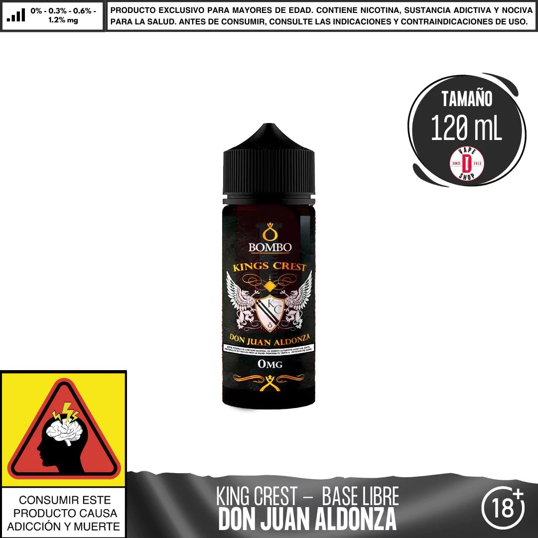 Don Juan Aldonza - Eliquid - King's Crest | BL - KK - DJA - 00