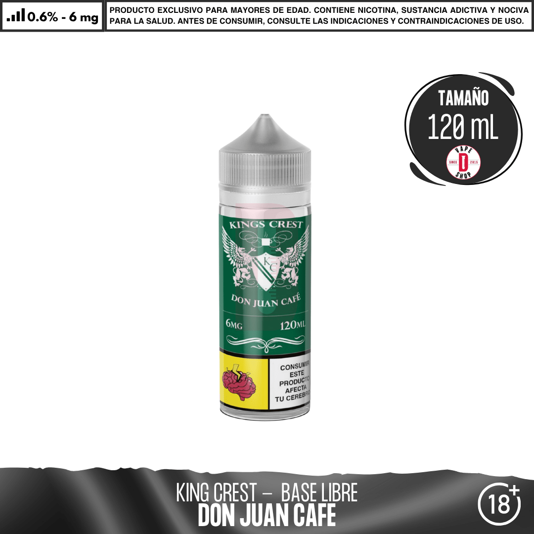 Don Juan Café - Eliquid - King's Crest | BL-KK-DJC-06
