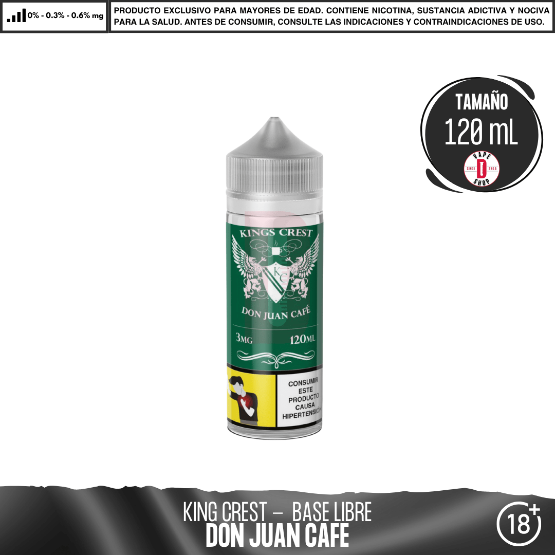 Don Juan Café - Eliquid - King's Crest | BL-KK-DJC-00