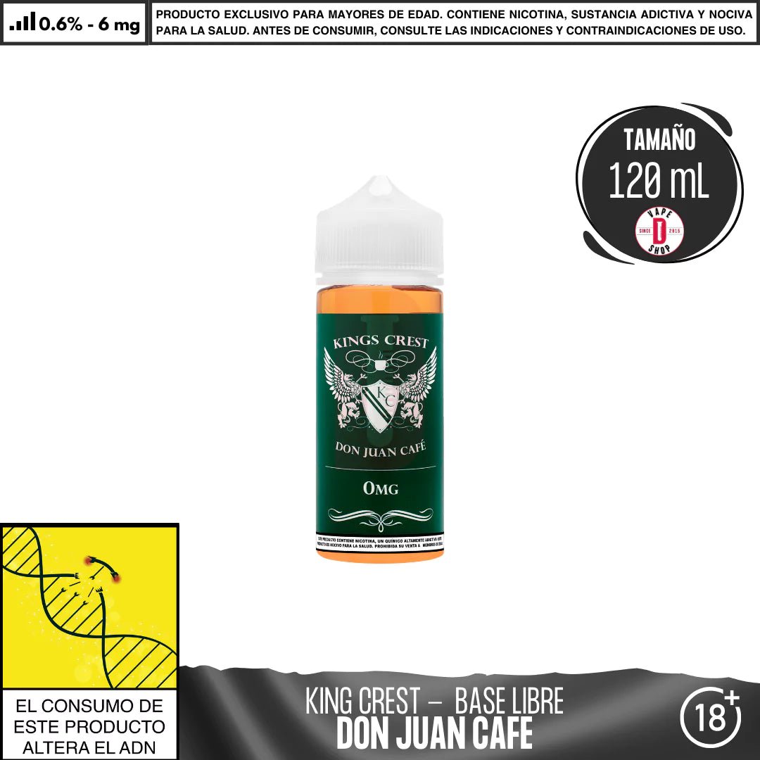 Don Juan Café - Eliquid - King's Crest | BL - KK - DJC - 06