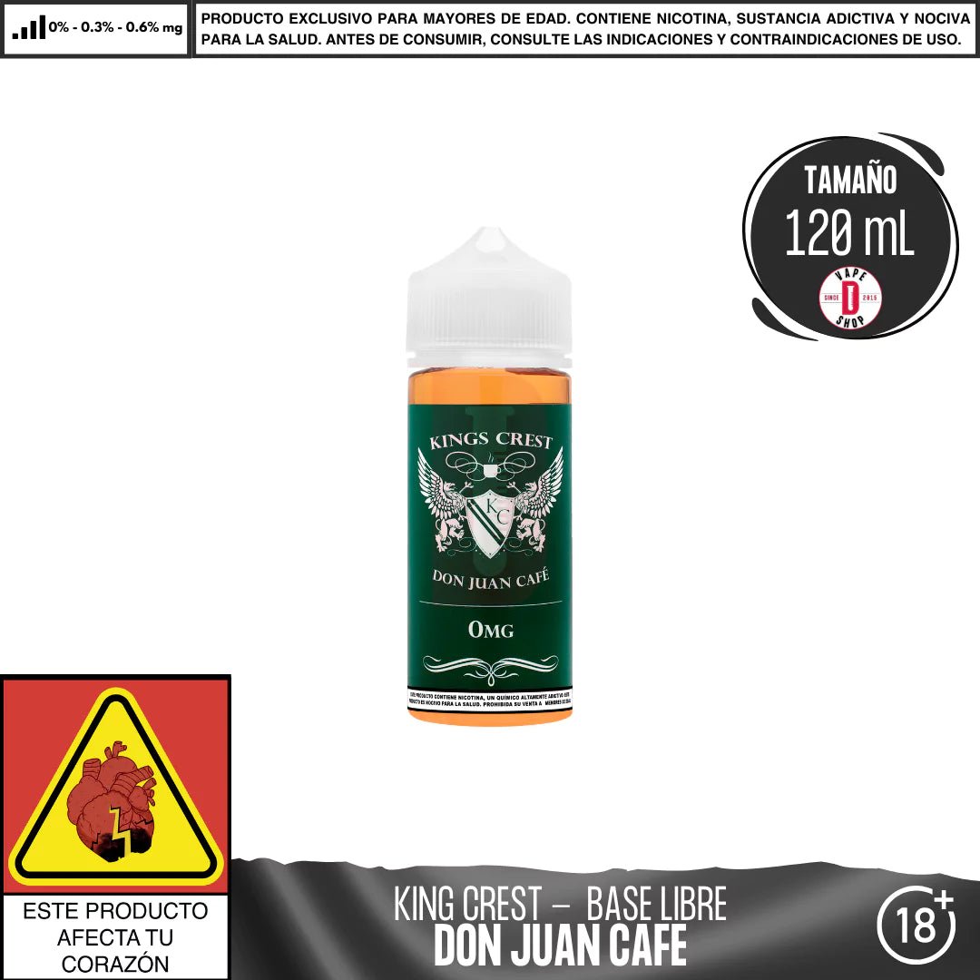 Don Juan Café - Eliquid - King's Crest | BL - KK - DJC - 00