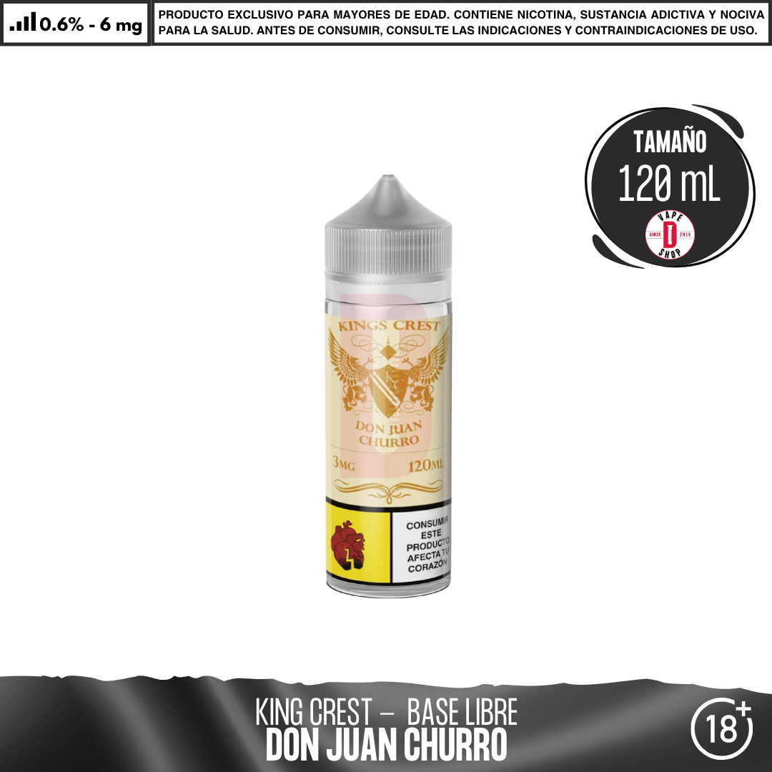 Don Juan Churro - Eliquid - King's Crest | BL-KK-DJCH-06