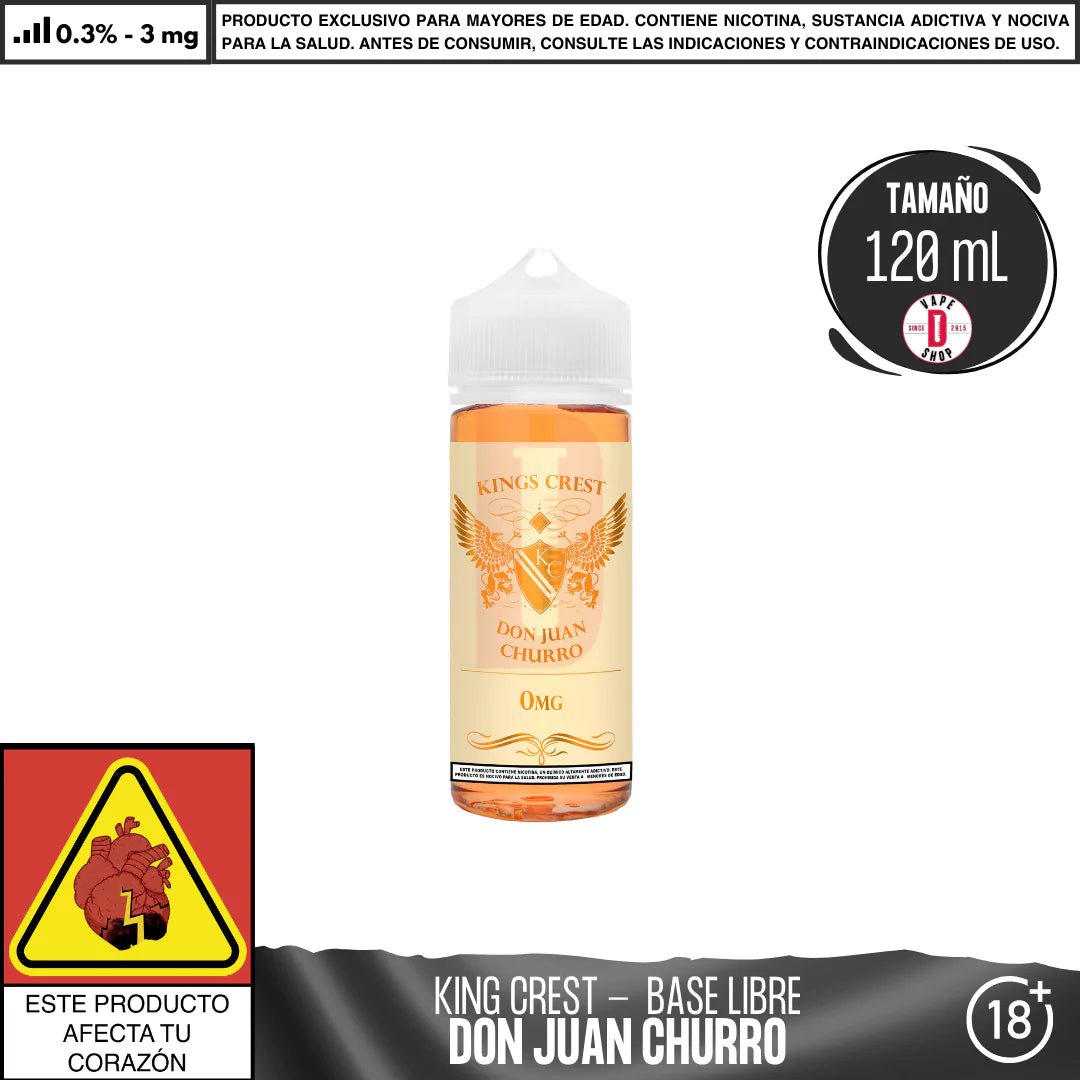 Don Juan Churro - Eliquid - King's Crest | BL - KK - DJCH - 03