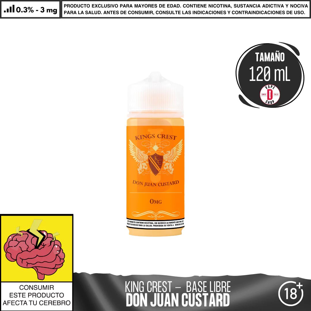 Don Juan Custard - Eliquid - King's Crest | BL - KK - DJCUS - 03