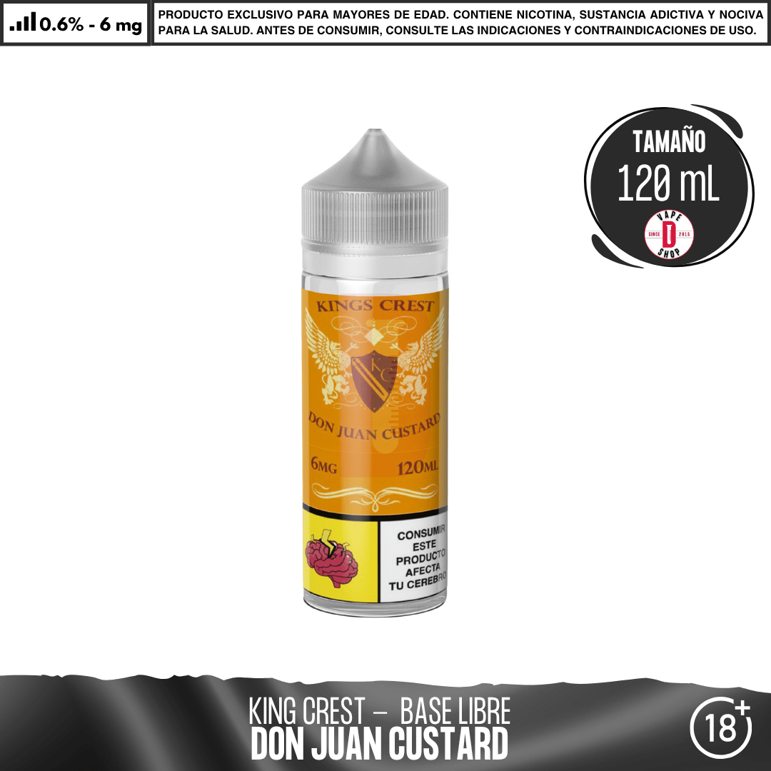 Don Juan Custard - Eliquid - King's Crest | BL-KK-DJCUS-06