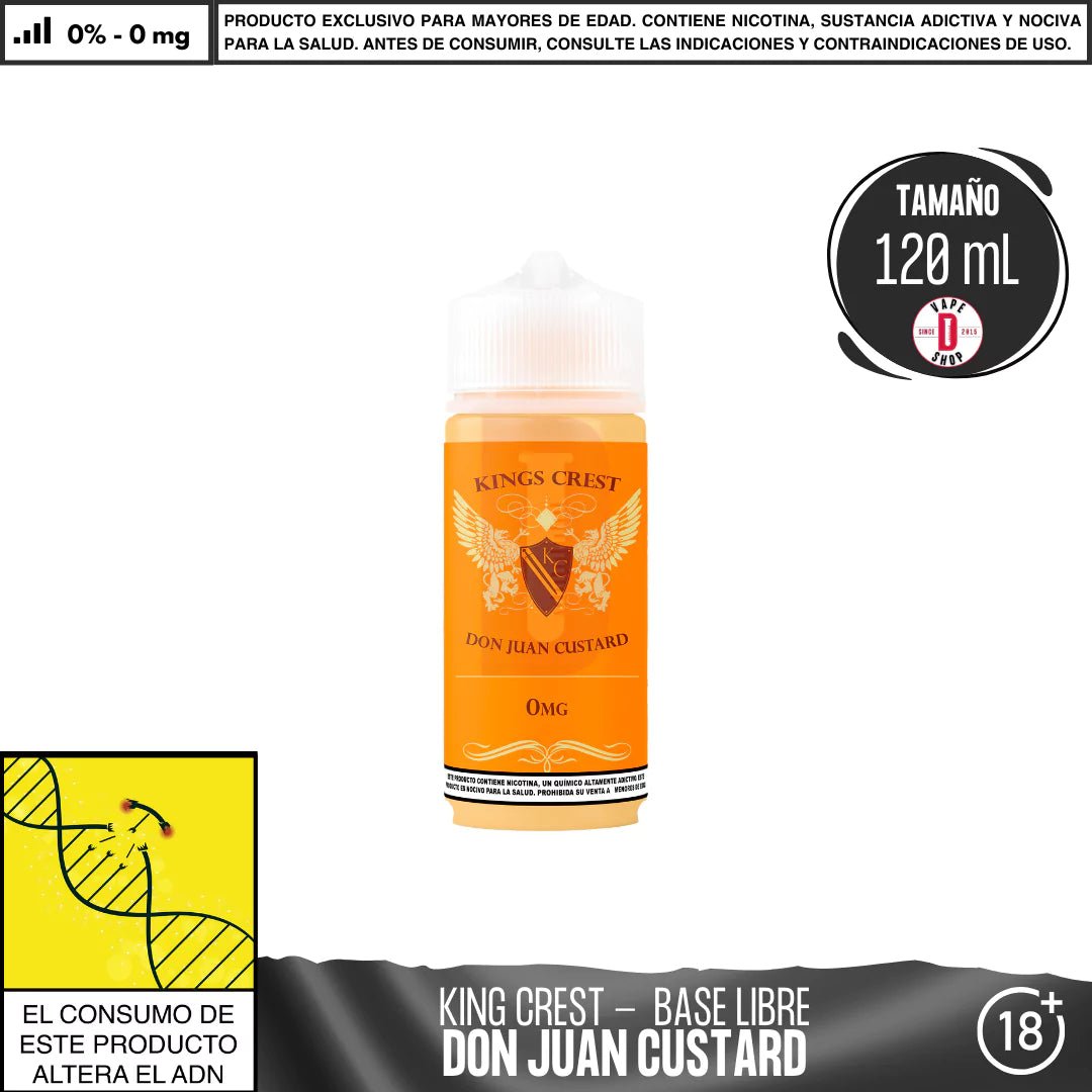 Don Juan Custard - Eliquid - King's Crest | BL - KK - DJCUS - 00