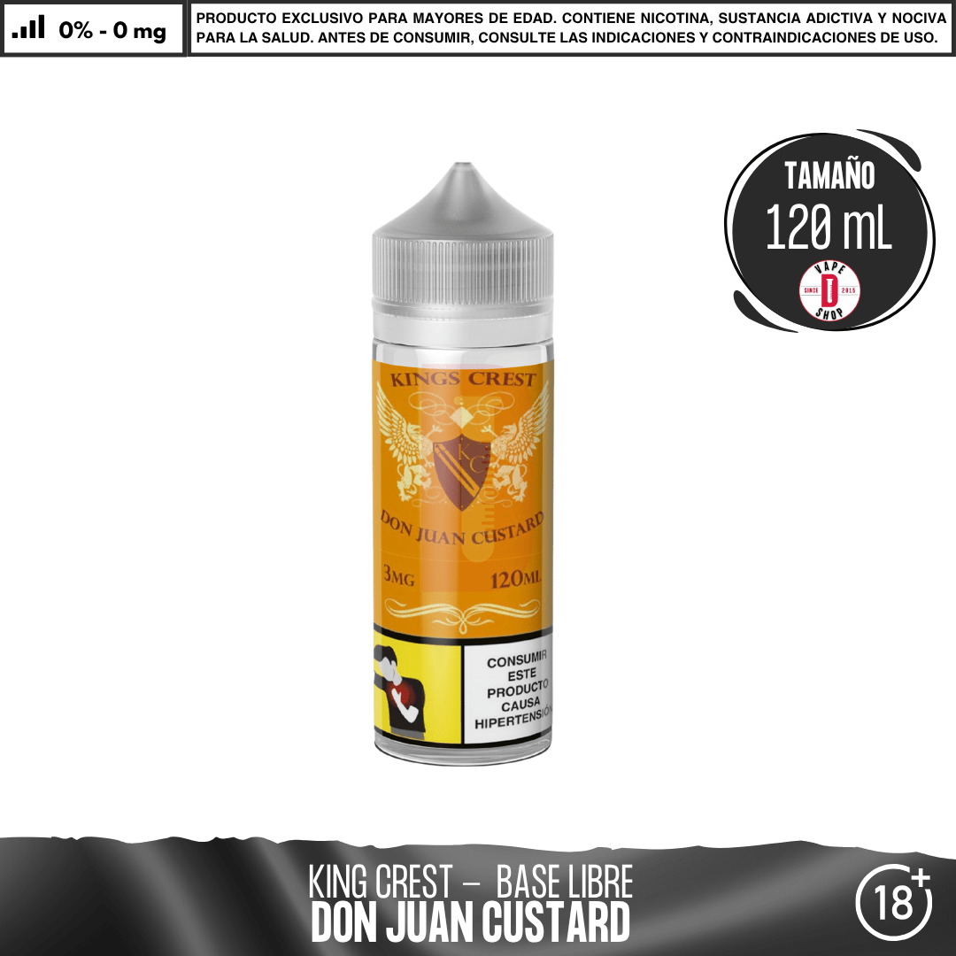 Don Juan Custard - Eliquid - King's Crest | BL-KK-DJCUS-00