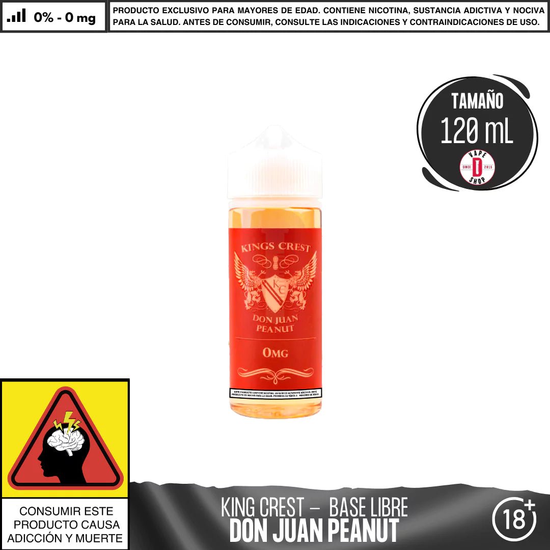 Don Juan Peanut - Eliquid - King's Crest | BL - KK - DJP - 00