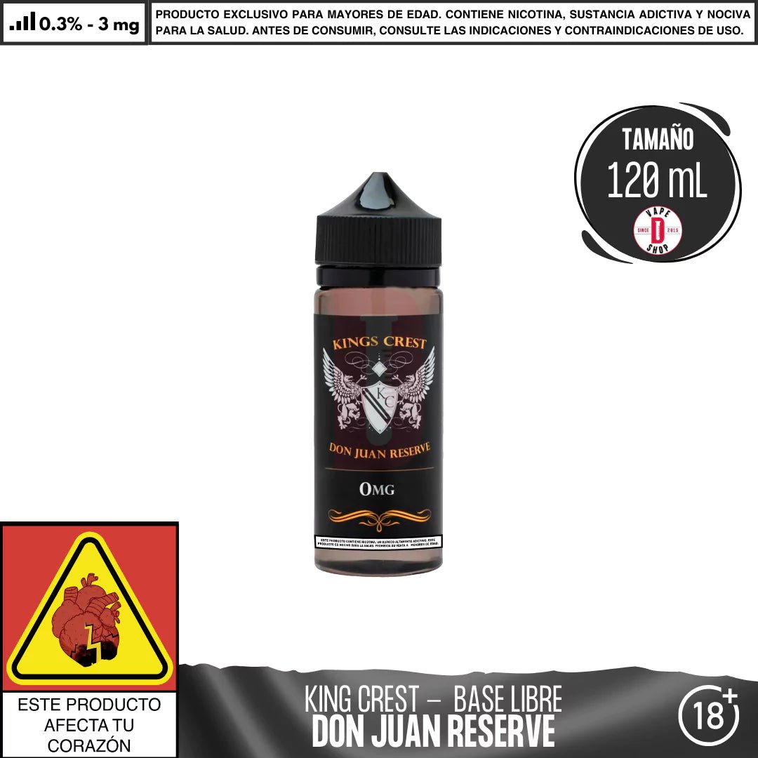 Don Juan Reserve - Eliquid - King's Crest | BL - KK - DJR - 03