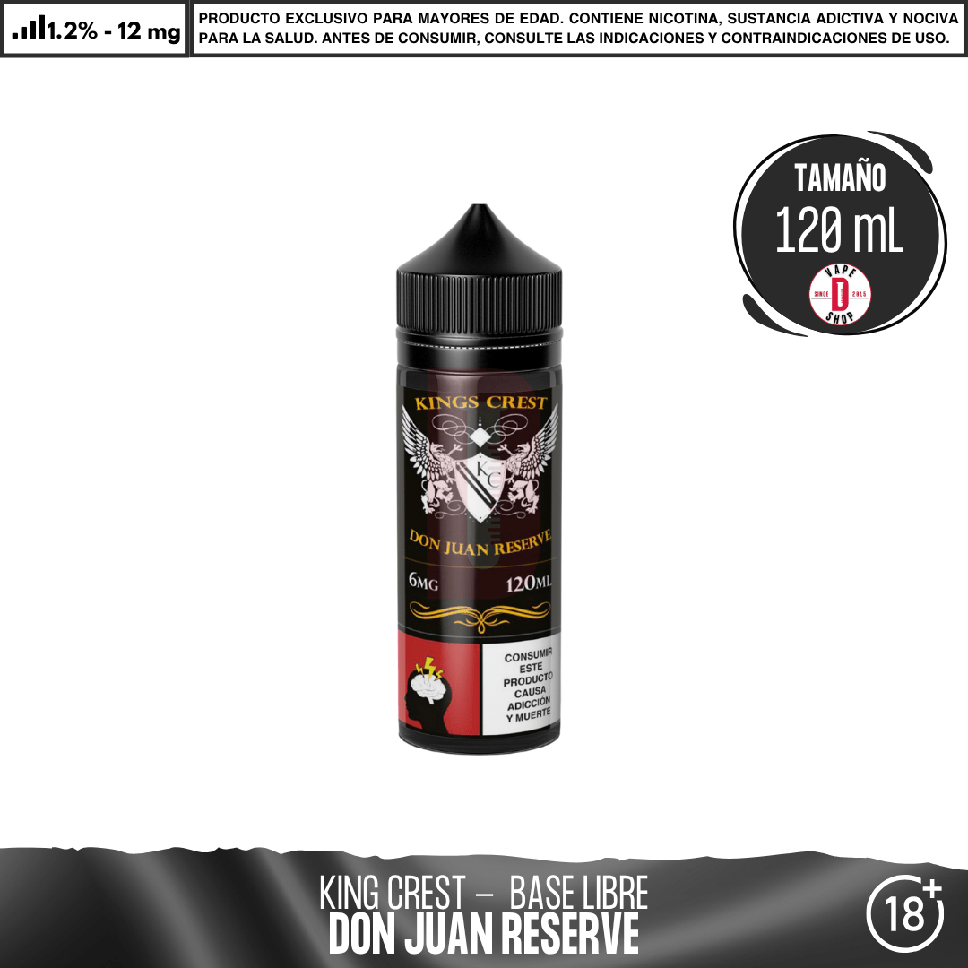 Don Juan Reserve - Eliquid - King's Crest | BL-KK-DJR-12