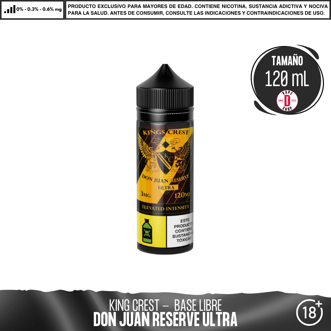 Don Juan Reserve Ultra - Eliquid - King's Crest | BL-KK-DJR-ULT-00