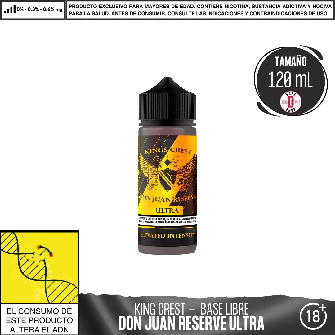 Don Juan Reserve Ultra - Eliquid - King's Crest | BL - KK - DJR - ULT - 00