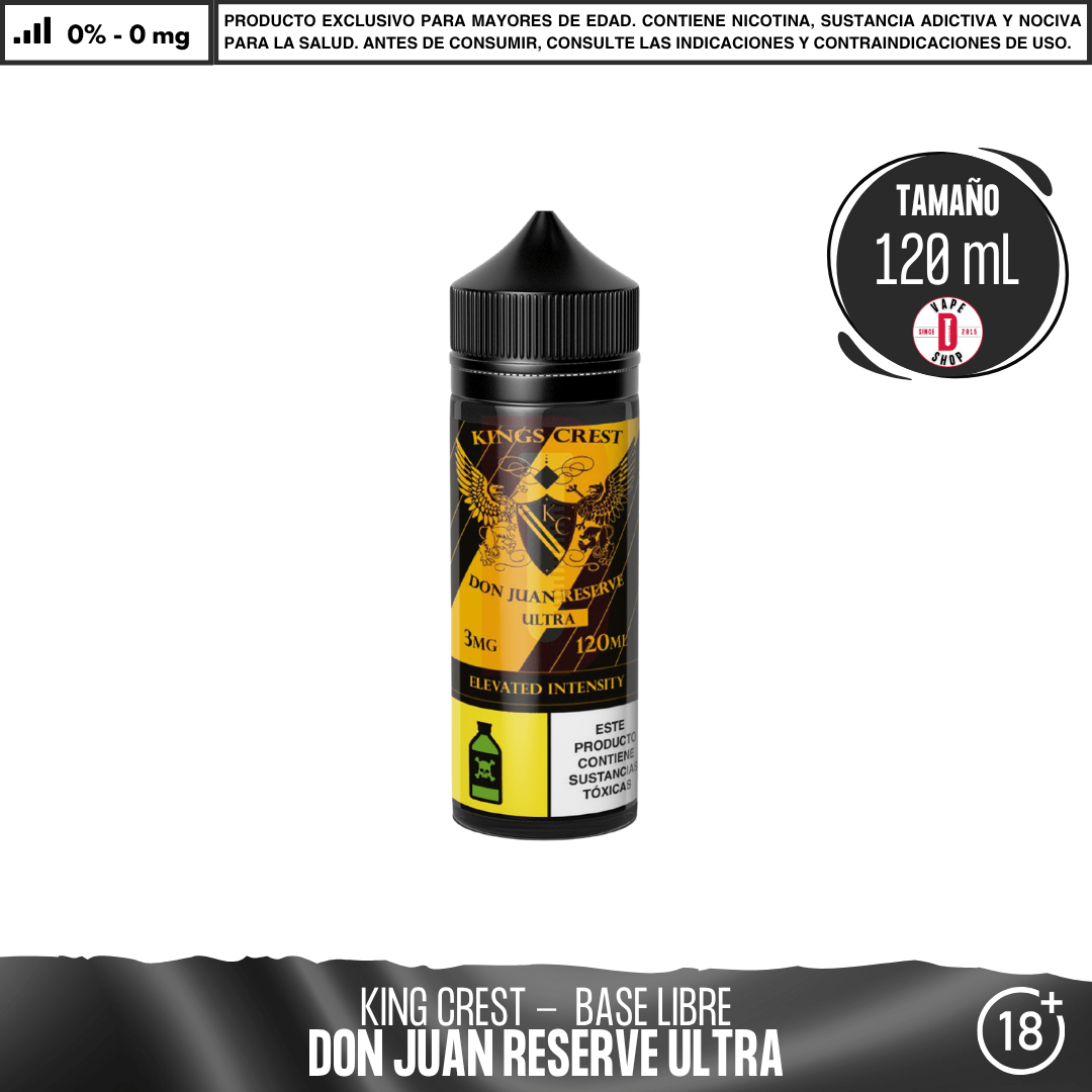 Don Juan Reserve Ultra - Eliquid - King's Crest | BL-KK-DJR-ULT-00