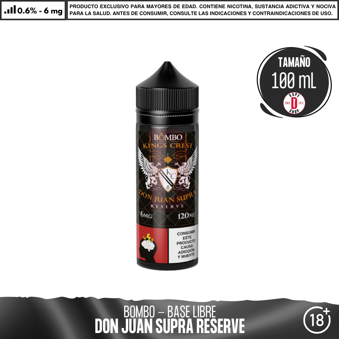 Don Juan Supra Reserve - Eliquid - Bombo | BL-BOM-DJSR-06