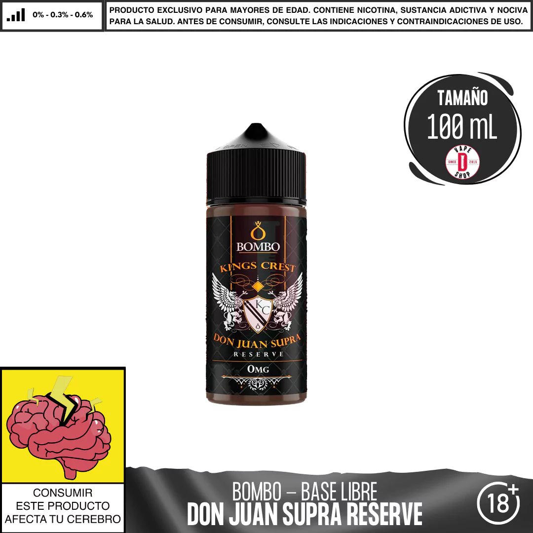 Don Juan Supra Reserve - Eliquid - Bombo | BL - BOM - DJSR - 00