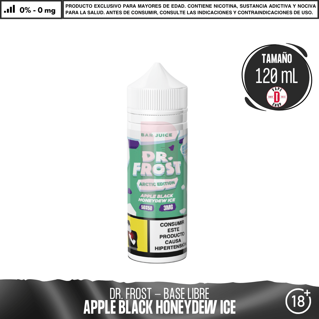 Dr Frost - Apple Black Honey Dew Ice - Juice - Eliquid - Dr Frost | BL-DF-AE-BJ-AH-03