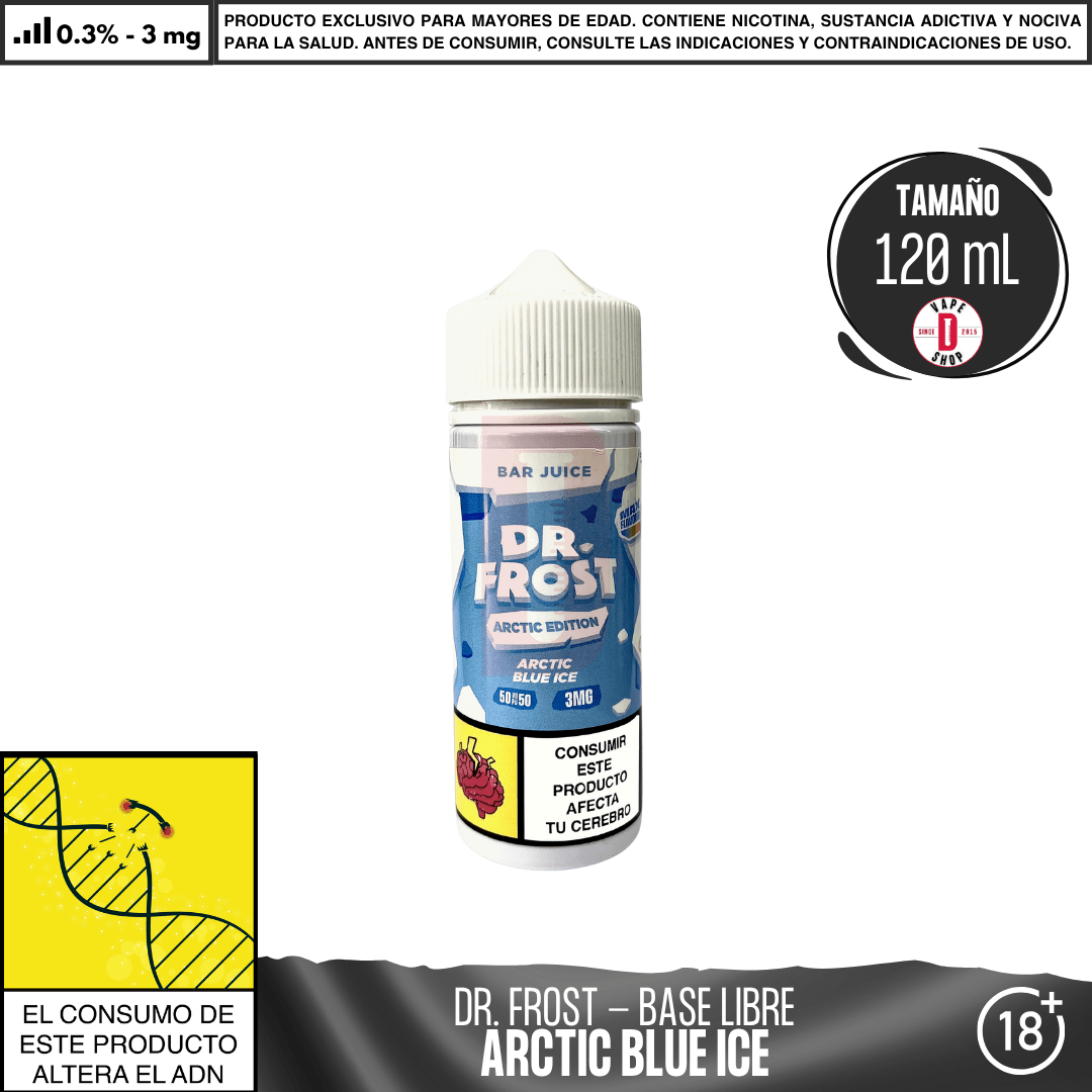 Dr Frost - Arctic Blue Ice - Juice - Eliquid - Dr Frost | BL - DF - AE - BJ - AB - 03