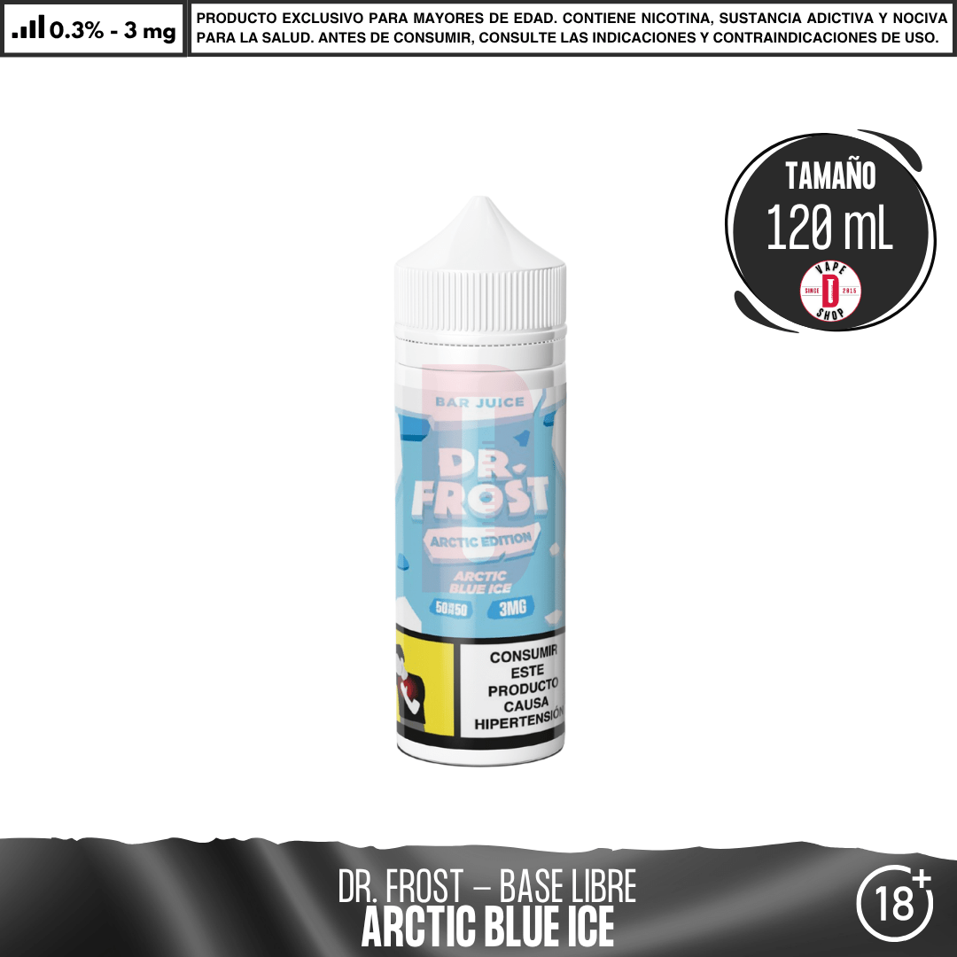 Dr Frost - Arctic Blue Ice - Juice - Eliquid - Dr Frost | BL-DF-AE-BJ-AB-03