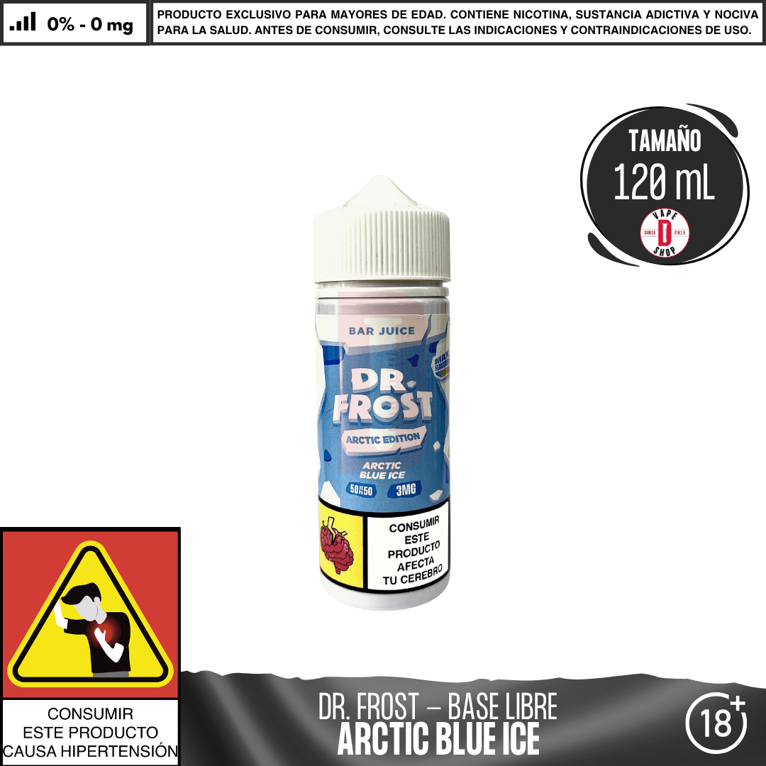Dr Frost - Arctic Blue Ice - Juice - Eliquid - Dr Frost | BL - DF - AE - BJ - AB - 03