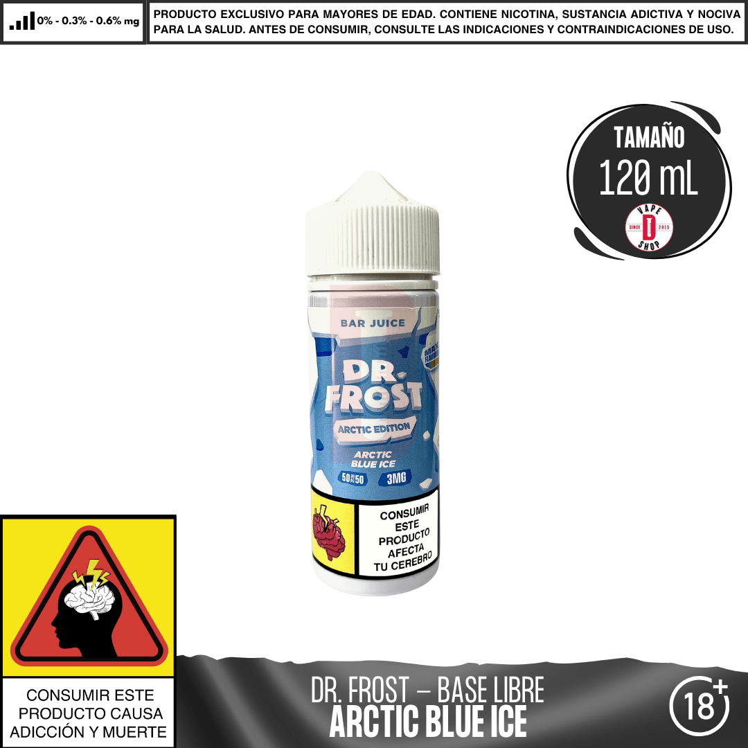 Dr Frost - Arctic Blue Ice - Juice - Eliquid - Dr Frost | BL - DF - AE - BJ - AB - 03
