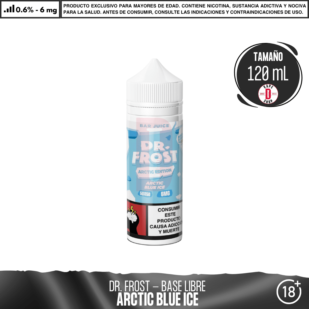 Dr Frost - Arctic Blue Ice - Juice - Eliquid - Dr Frost | BL-DF-AE-BJ-AB-06