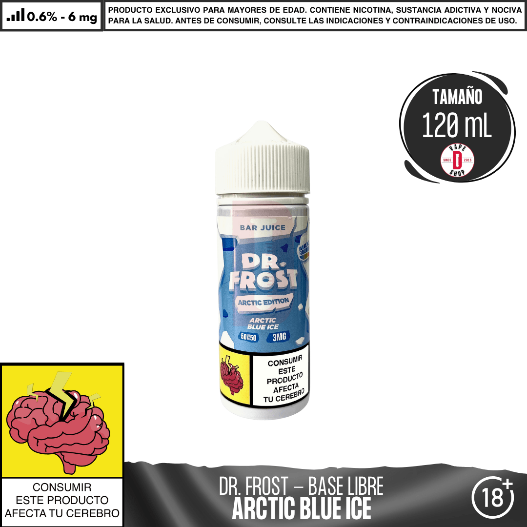 Dr Frost - Arctic Blue Ice - Juice - Eliquid - Dr Frost | BL - DF - AE - BJ - AB - 06