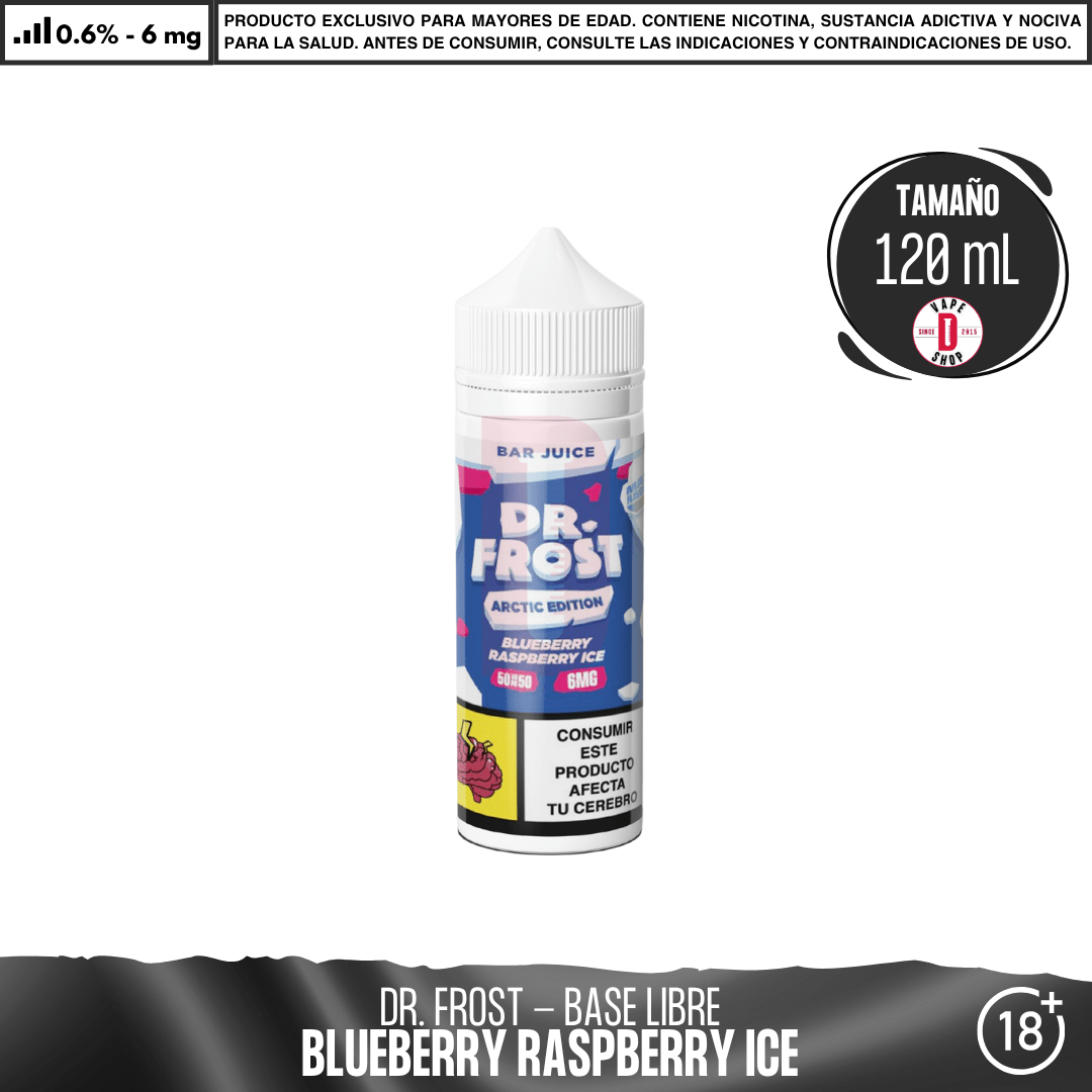 Dr Frost - Blueberry Raspberry Ice - Juice - Eliquid - Dr Frost | BL-DF-AE-BJ-BR-06