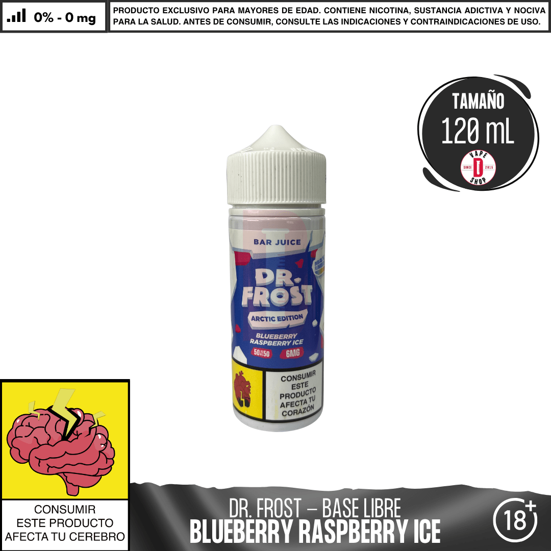 Dr Frost - Blueberry Raspberry Ice - Juice - Eliquid - Dr Frost | BL - DF - AE - BJ - BR - 03