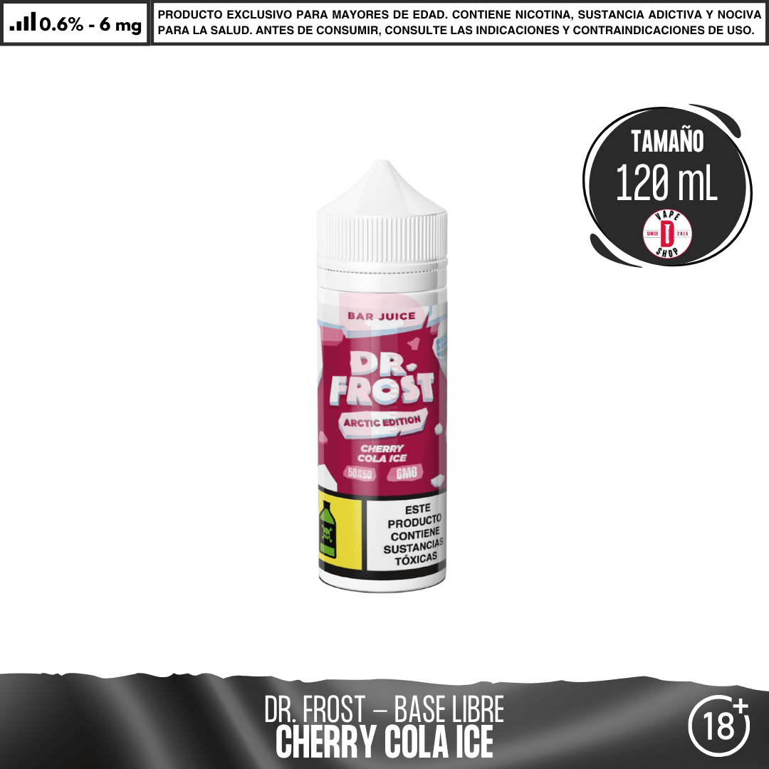 Dr Frost - Cherry Cola Ice - Eliquid - Dr Frost | BL-DF-AE-BS-CC-06