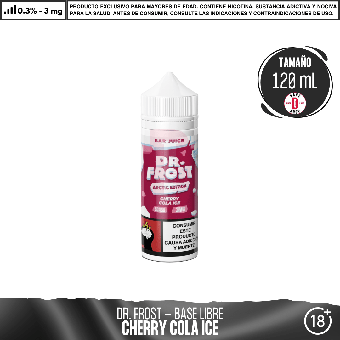 Dr Frost - Cherry Cola Ice - Eliquid - Dr Frost | BL-DF-AE-BS-CC-03