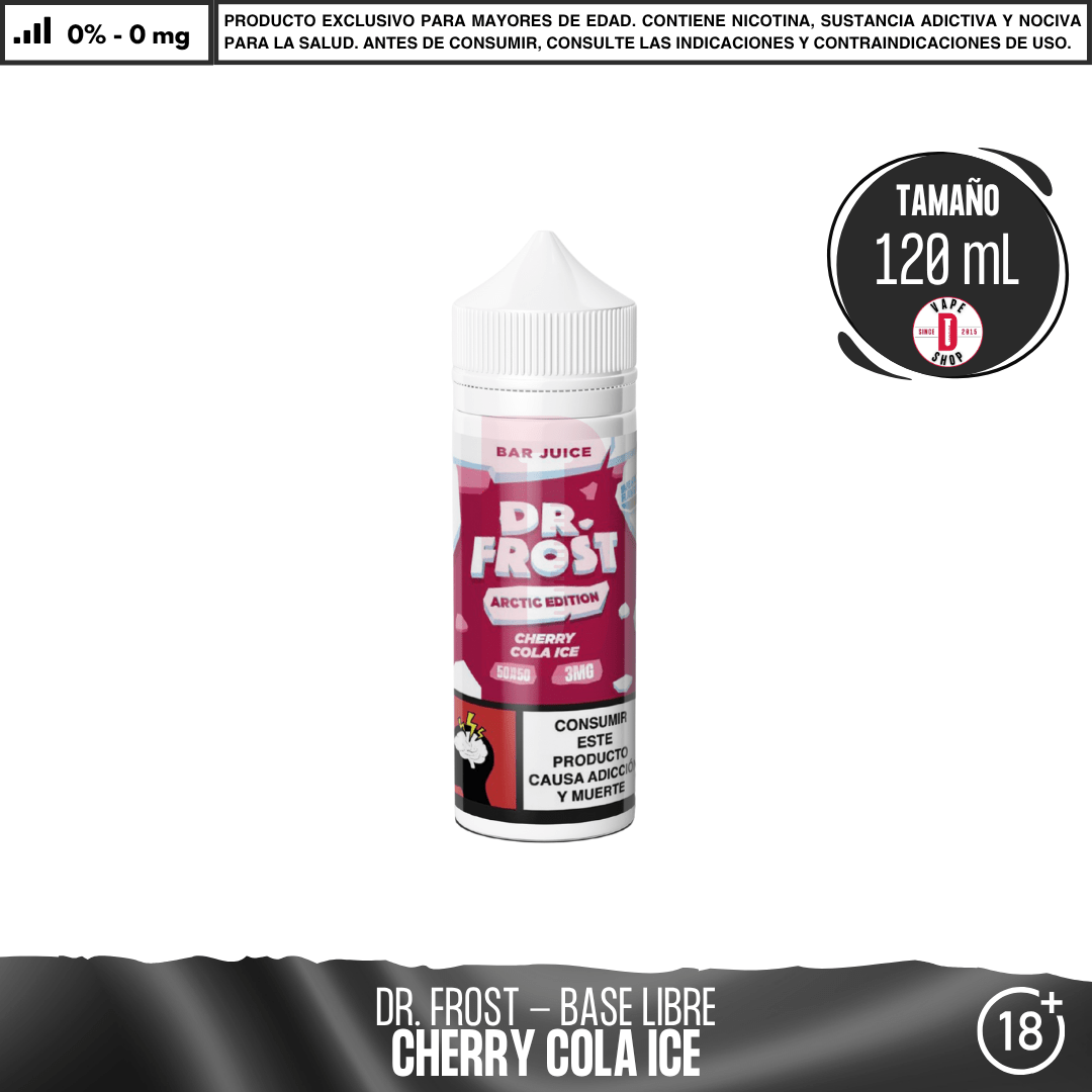Dr Frost - Cherry Cola Ice - Eliquid - Dr Frost | BL-DF-AE-BS-CC-03