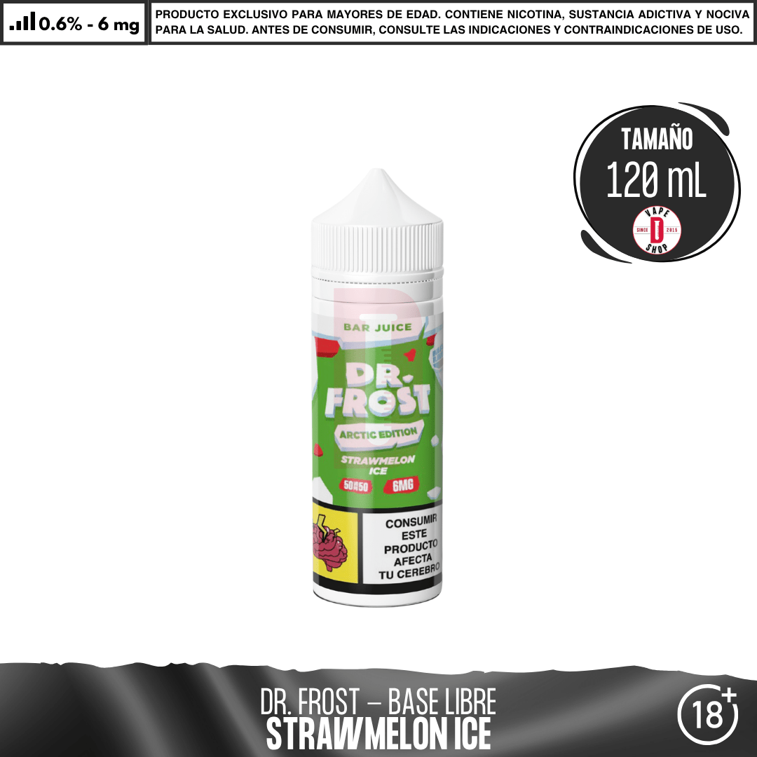 Dr Frost - StrawMelon Ice - Juice - Eliquid - Dr Frost | BL-DF-AE-BJ-SI-06