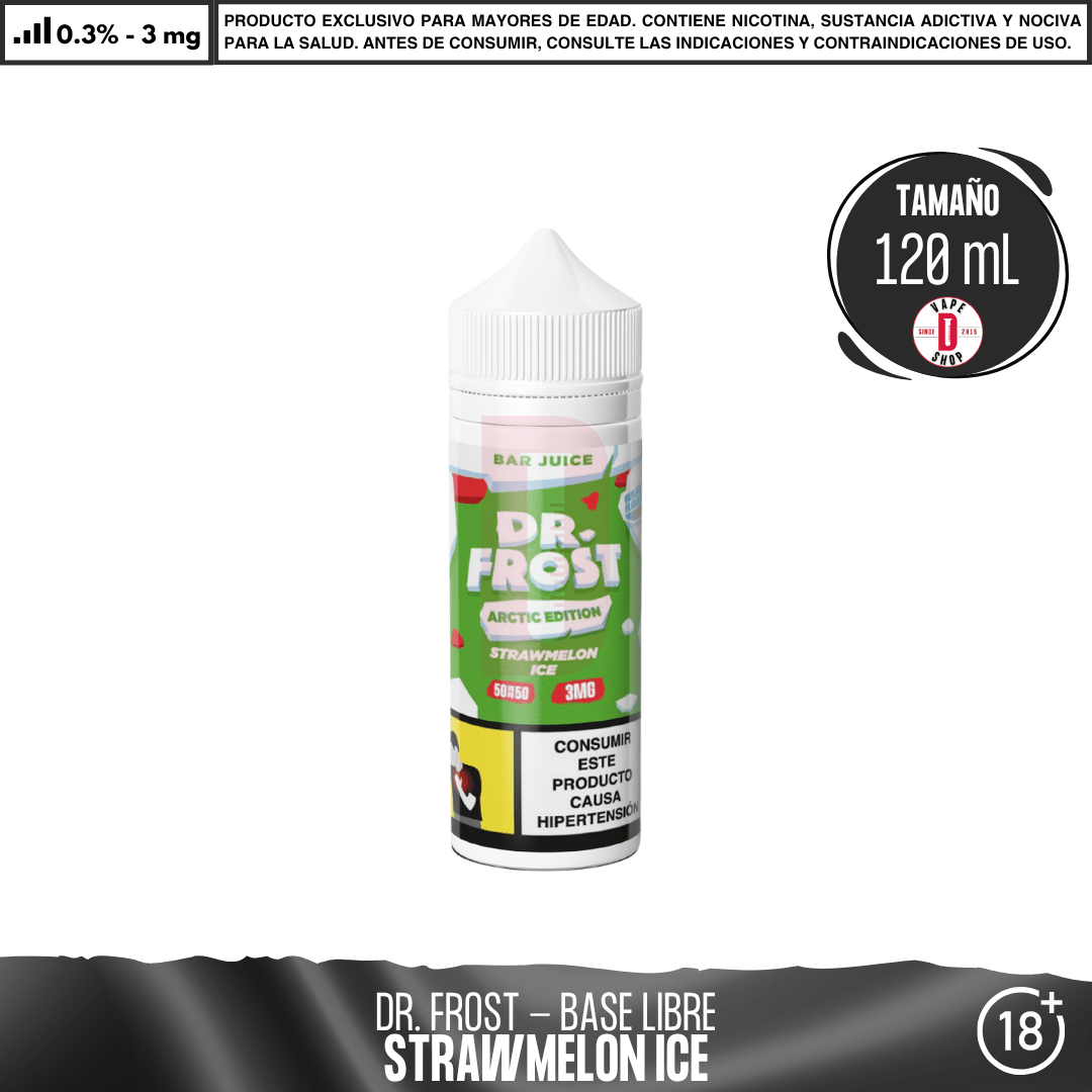 Dr Frost - StrawMelon Ice - Juice - Eliquid - Dr Frost | BL-DF-AE-BJ-SI-03
