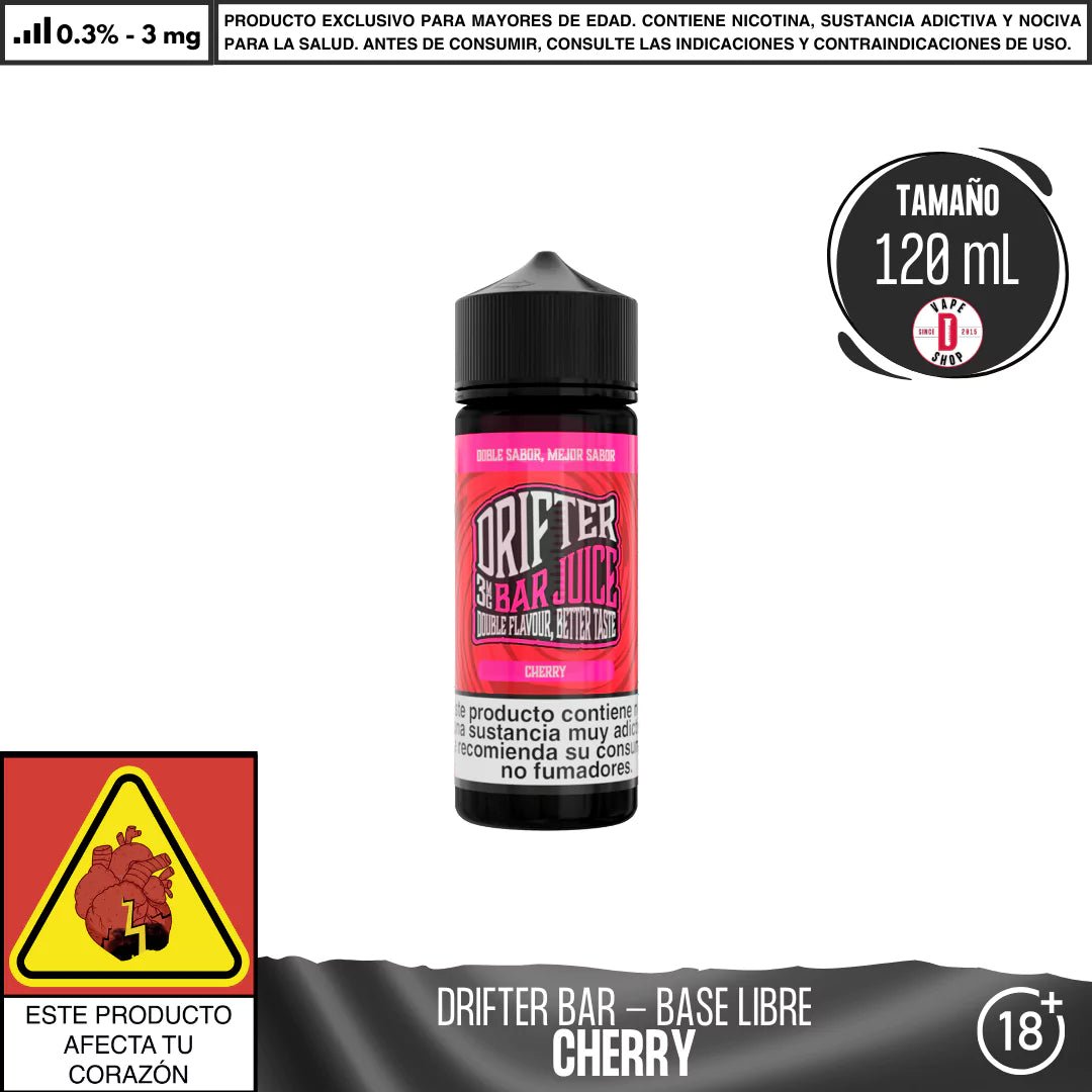 Drifter Bar Cherry - Eliquid - Juice Sauz | BL - JUS - DRB - CHE - 03