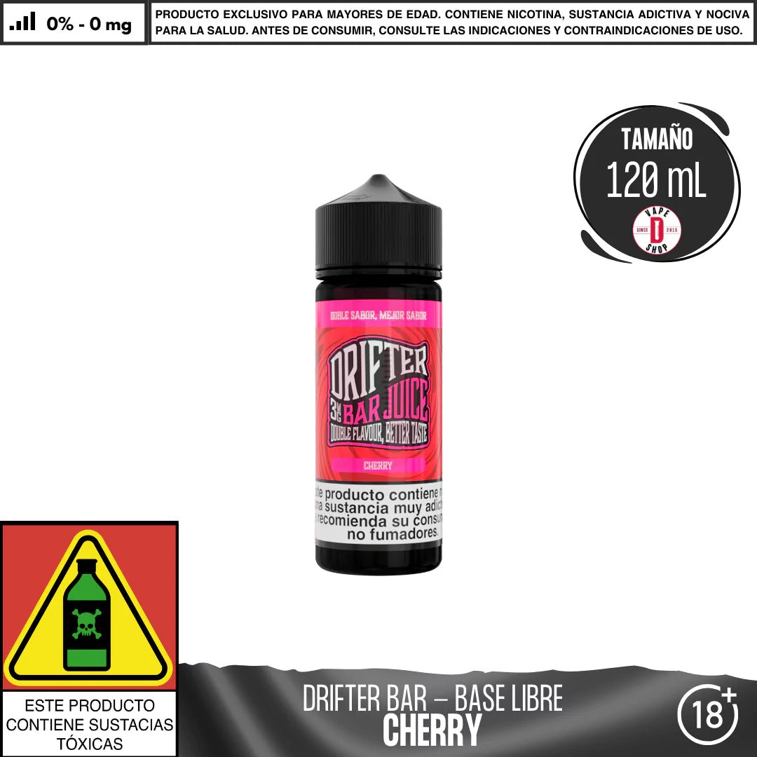 Drifter Bar Cherry - Eliquid - Juice Sauz | BL - JUS - DRB - CHE - 00