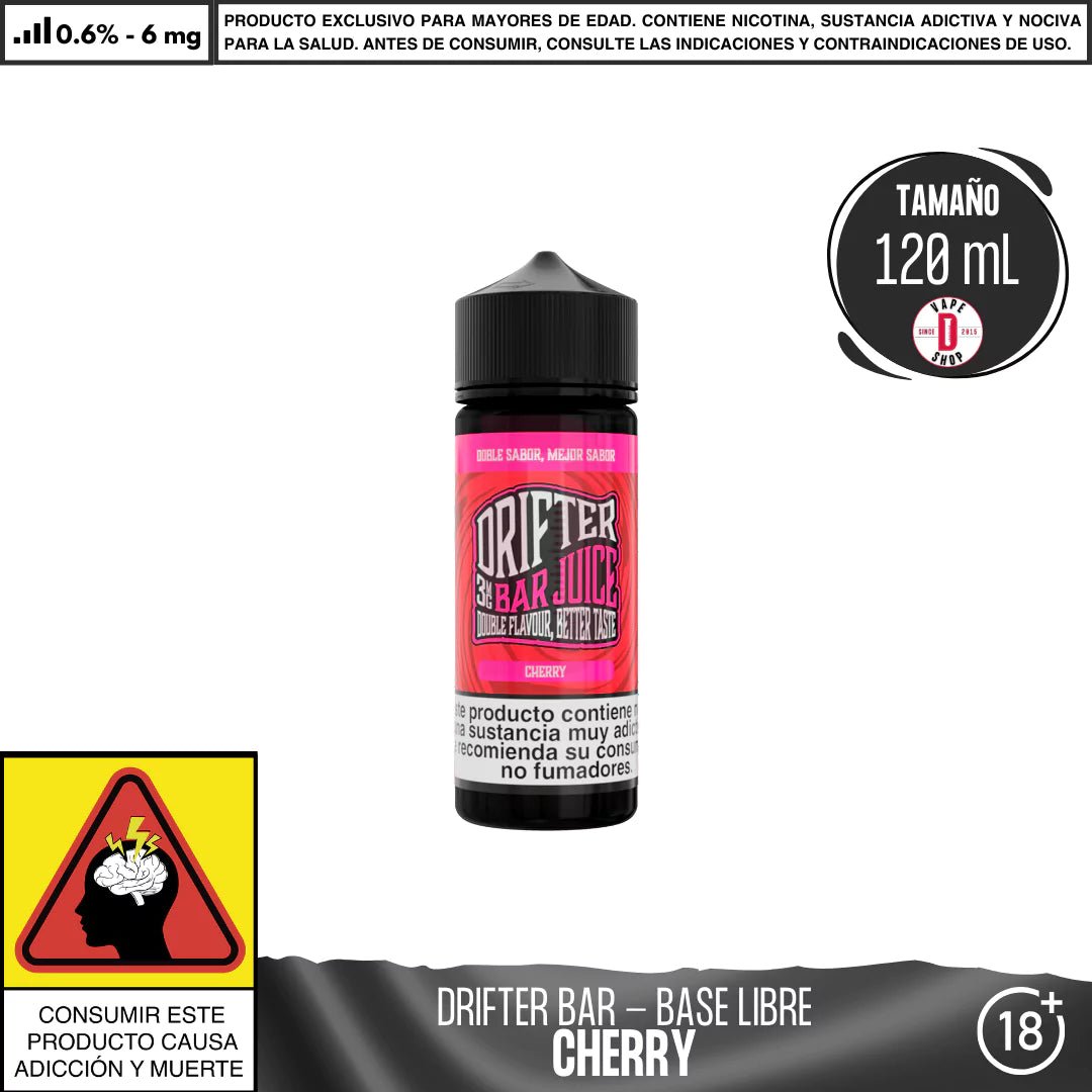 Drifter Bar Cherry - Eliquid - Juice Sauz | BL - JUS - DRB - CHE - 06