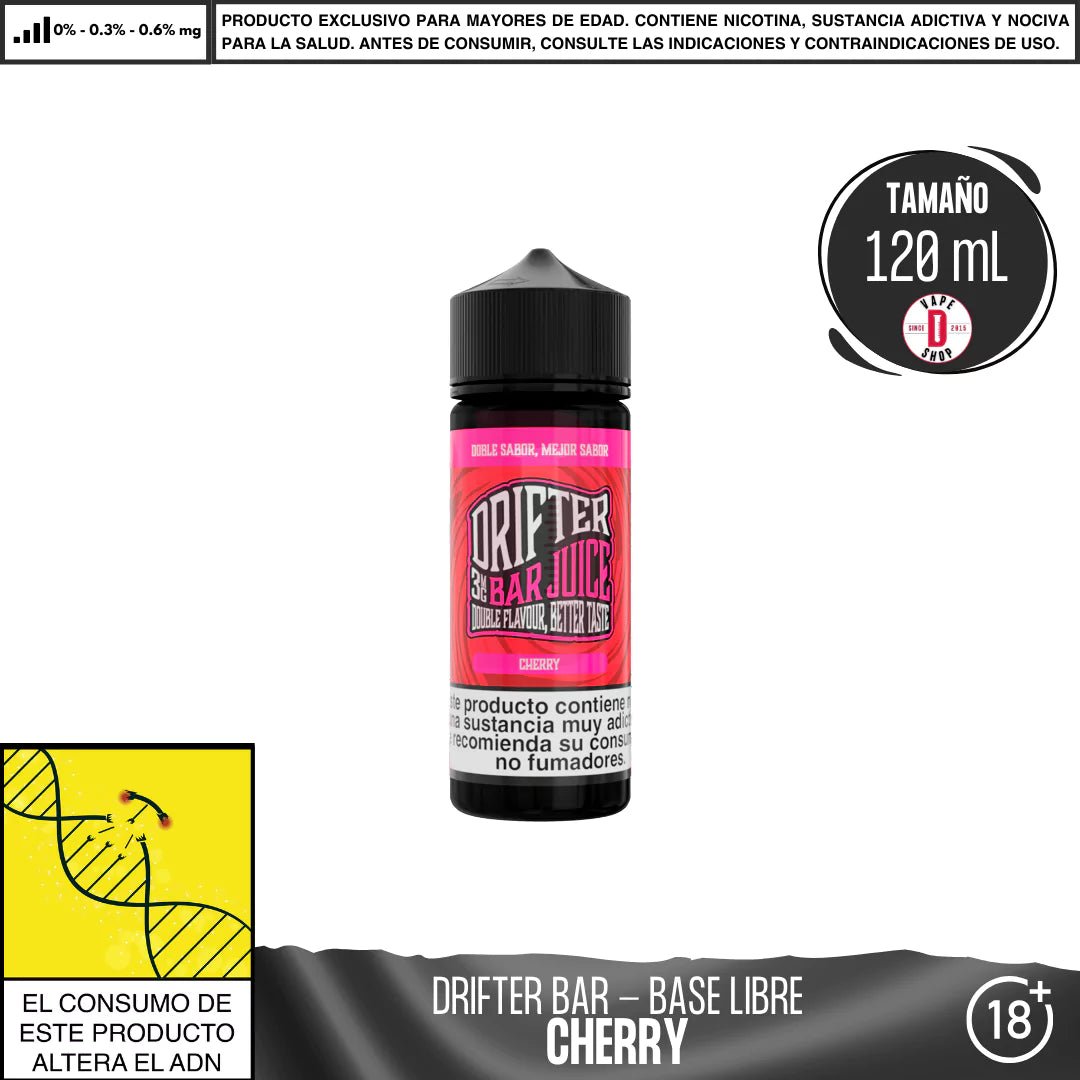 Drifter Bar Cherry - Eliquid - Juice Sauz | BL - JUS - DRB - CHE - 00