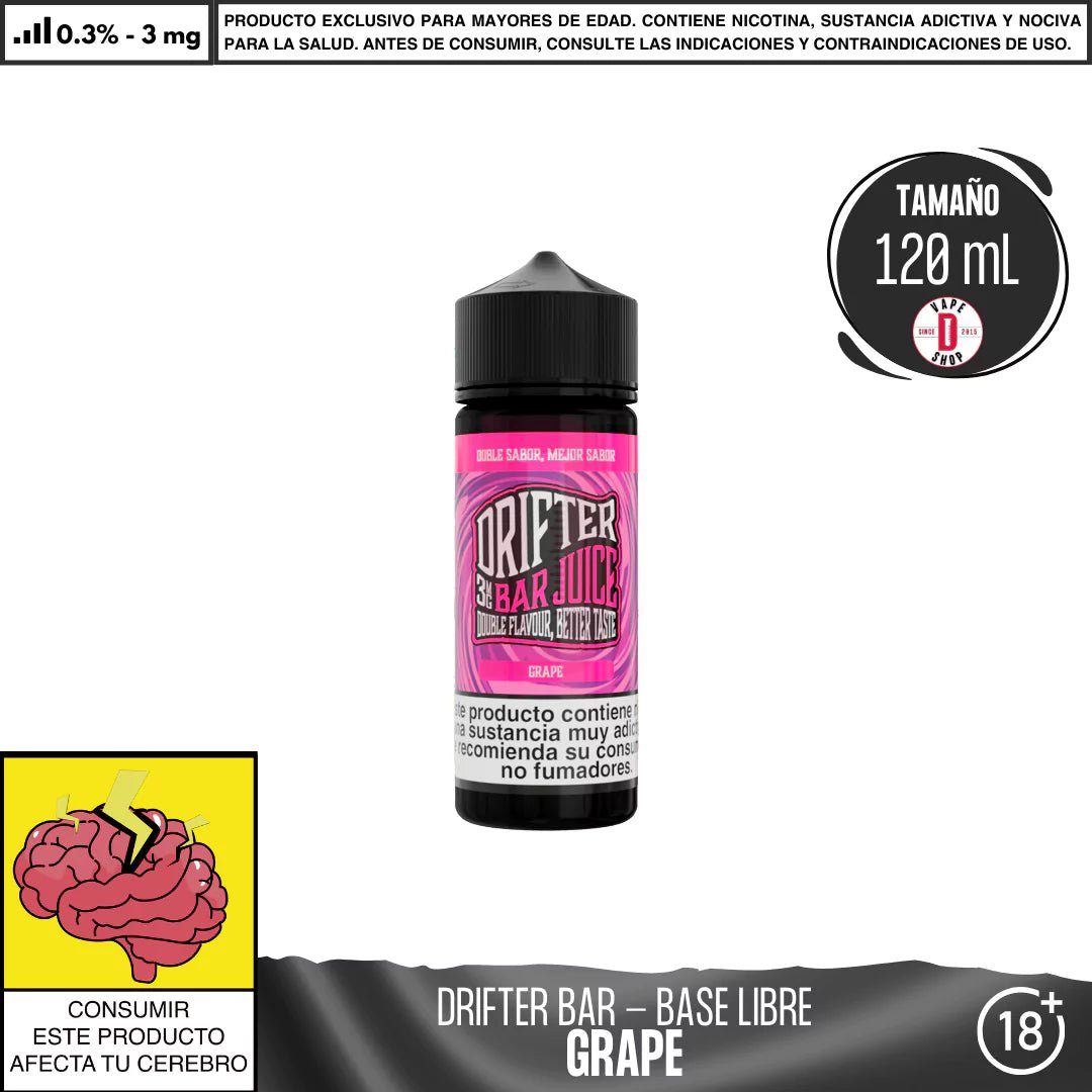 Drifter Bar Grape - Eliquid - Juice Sauz | BL - JUS - DRB - GRA - 03
