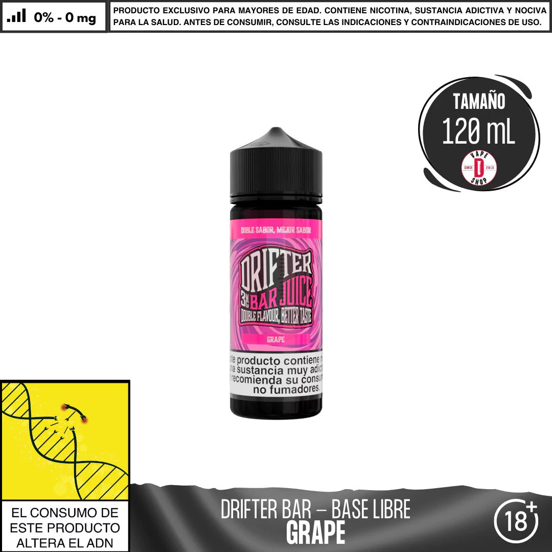 Drifter Bar Grape - Eliquid - Juice Sauz | BL - JUS - DRB - GRA - 00