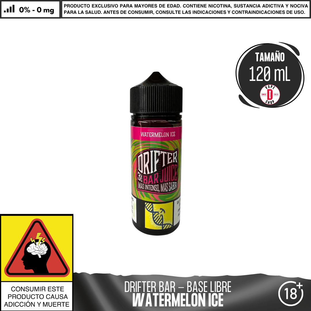 Drifter Bar Watermelon Ice - Eliquid - Juice Sauz | BL - JUS - DRB - WAI - 00