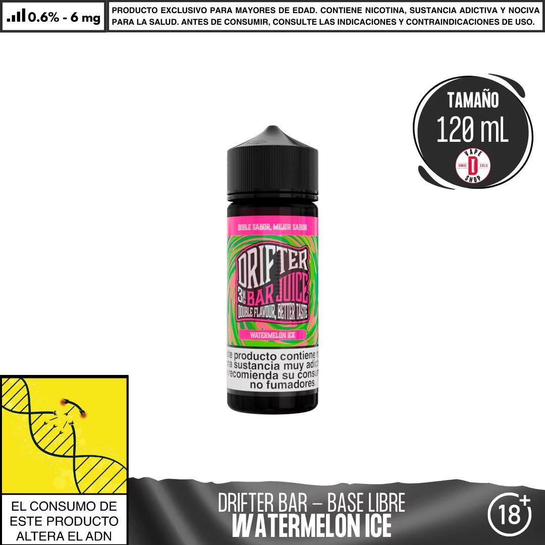 Drifter Bar Watermelon Ice - Eliquid - Juice Sauz | BL - JUS - DRB - WAI - 06