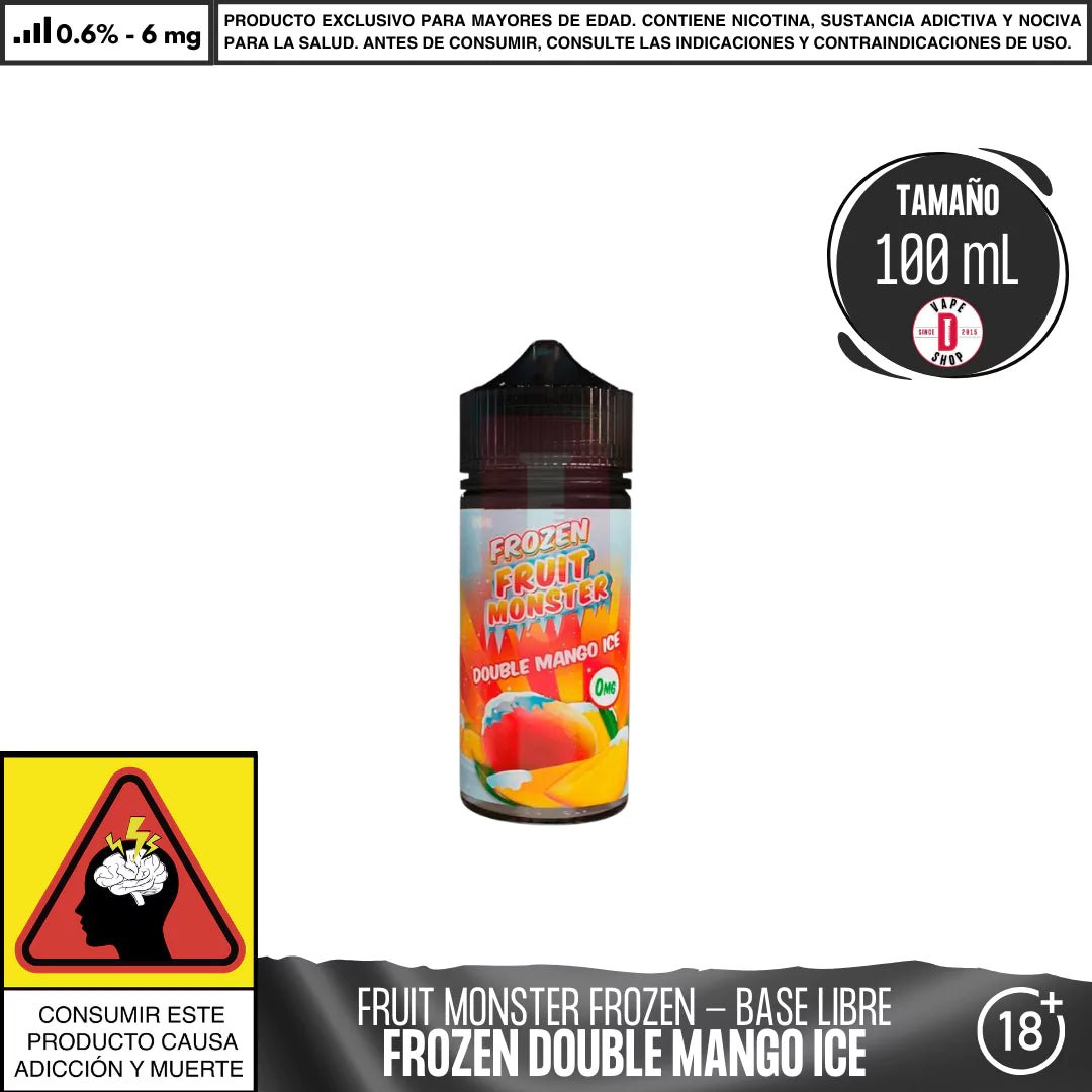 Frozen Fruit Monster Double Mango Ice - Eliquid - Monsterlabs | BL - ML - FFM - DMI - 06