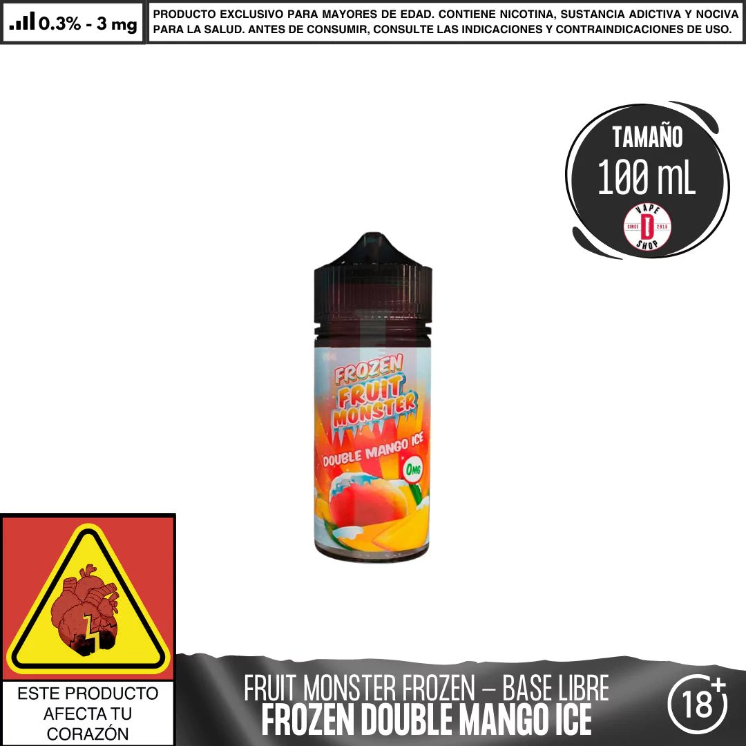 Frozen Fruit Monster Double Mango Ice - Eliquid - Monsterlabs | BL - ML - FFM - DMI - 03