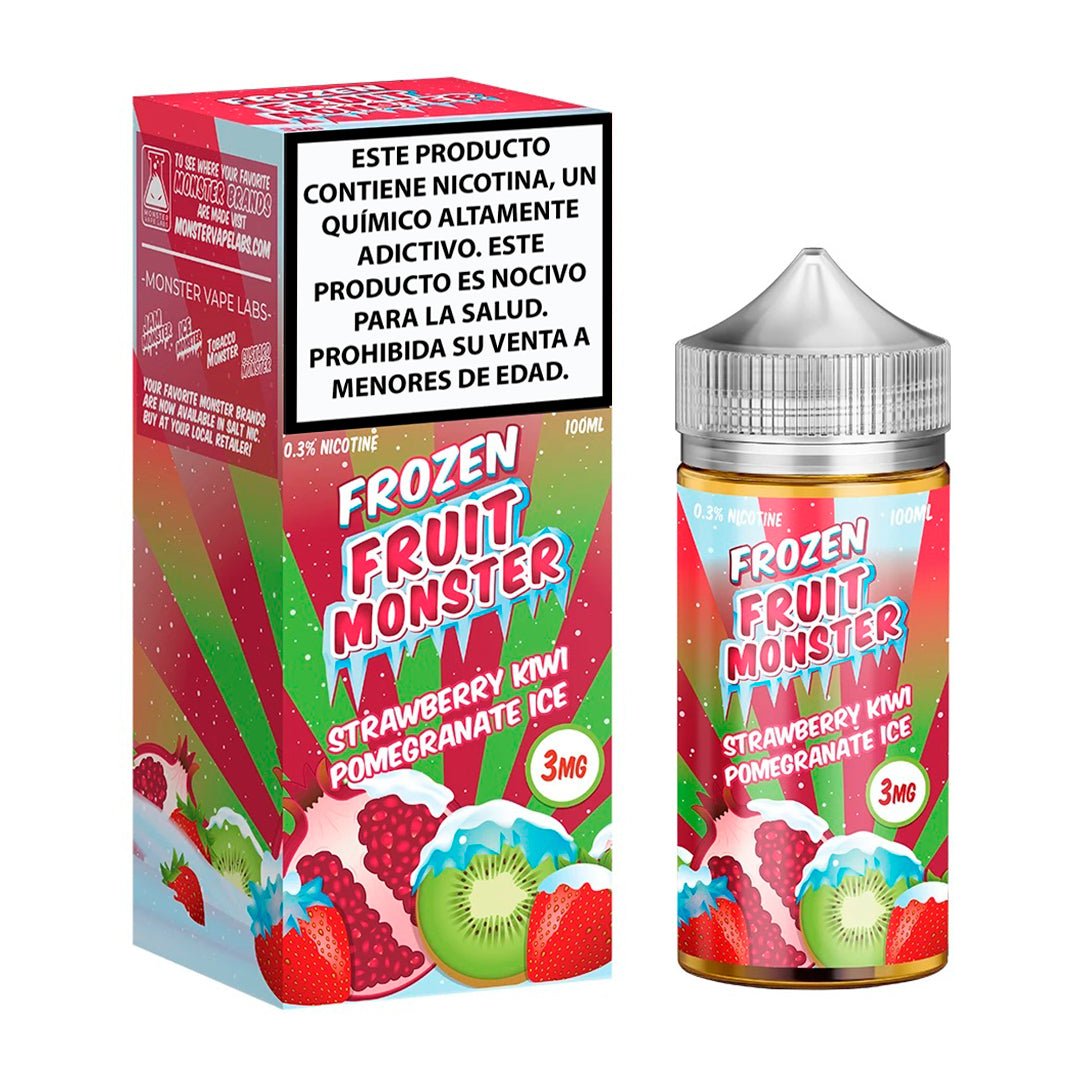 Frozen Fruit Monster Strawberry Kiwi Pomegranate Ice - Eliquid - Monsterlabs | BL - ML - FFM - SKP - 00