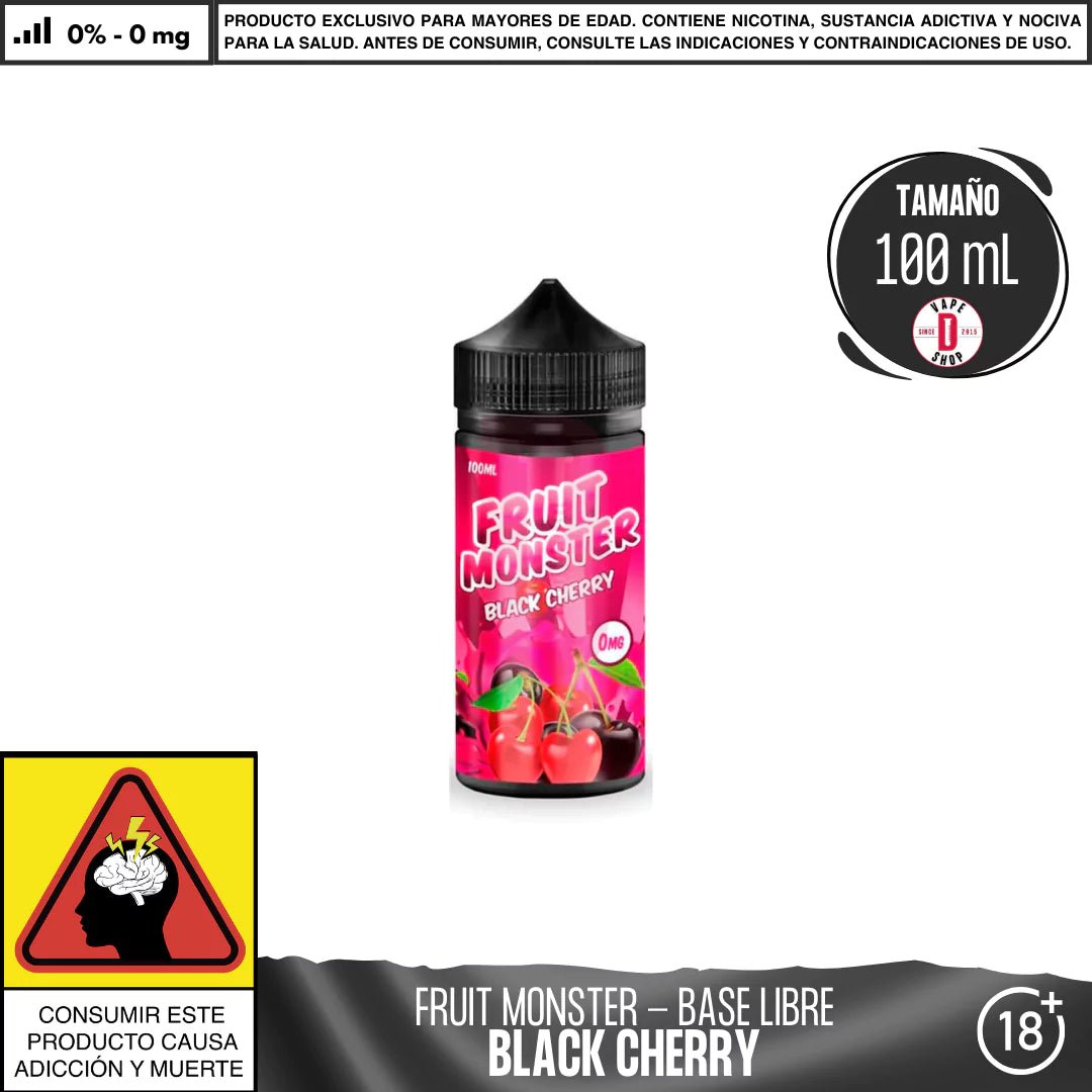 Fruit Monster Black Cherry - Eliquid - Monsterlabs | BL - ML - FM - BCH - 00