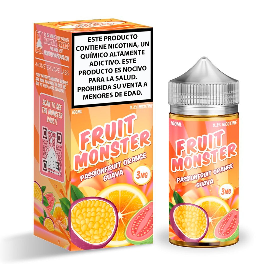 Fruit Monster PassionFruit Orange Guava - Eliquid - Monsterlabs | BL - ML - FM - POG - 00